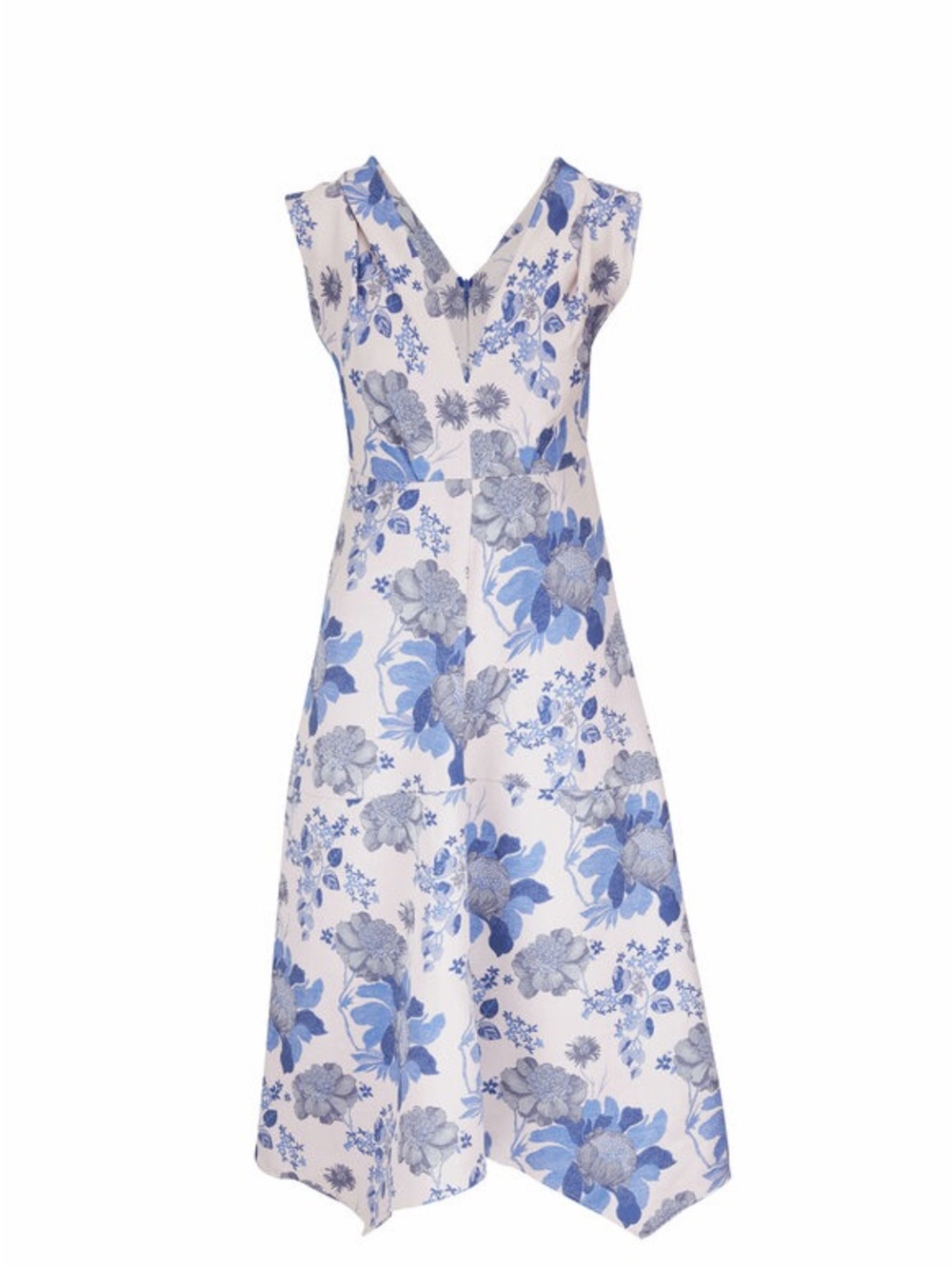 ZERO + MARIA CORNEJO
Joi Pale Pink & Blue Midi Dress size 10